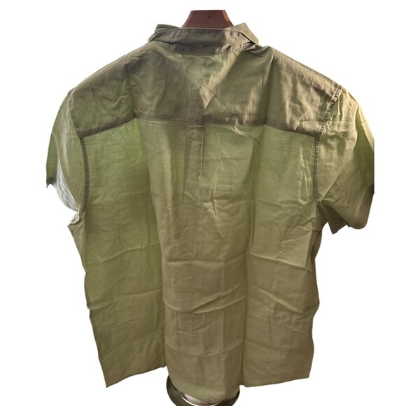 P.J. Paul Jones Shirt Casual Button Down Short Sleeve XL Cotton Viscose - Picture 5 of 8